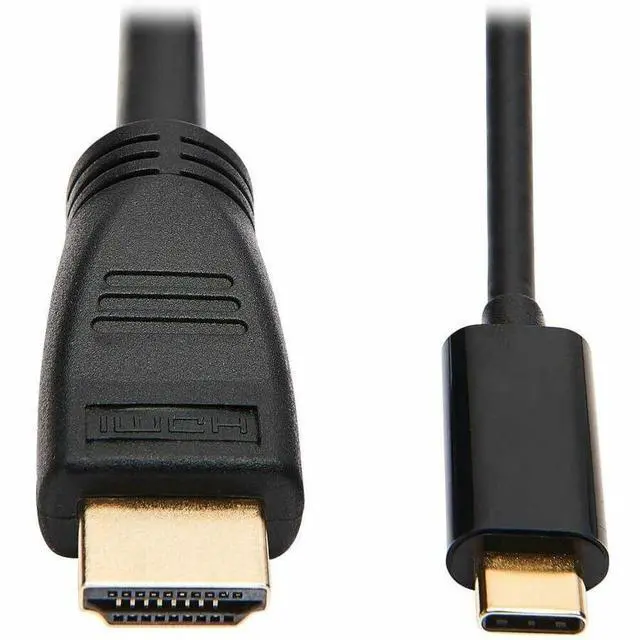 Alt view image 5 of 12 - Tripp Lite USB C to HDMI Adapter Cable USB 3.1 4K@60Hz M/M USB-C Black 15ft