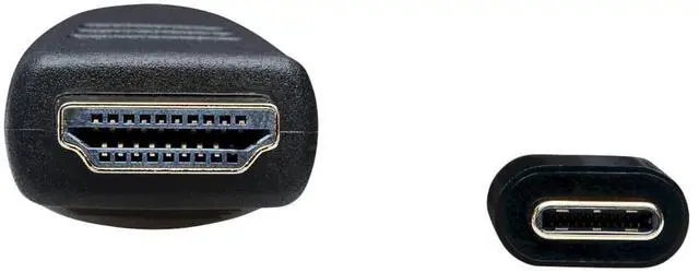 Alt view image 10 of 12 - Tripp Lite USB C to HDMI Adapter Cable USB 3.1 4K@60Hz M/M USB-C Black 15ft