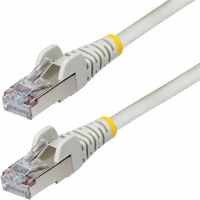 Alt view image 5 of 11 - StarTech 6in Gray CAT6a Ethernet Cable NLGR-6IN-CAT6A-PATCH
