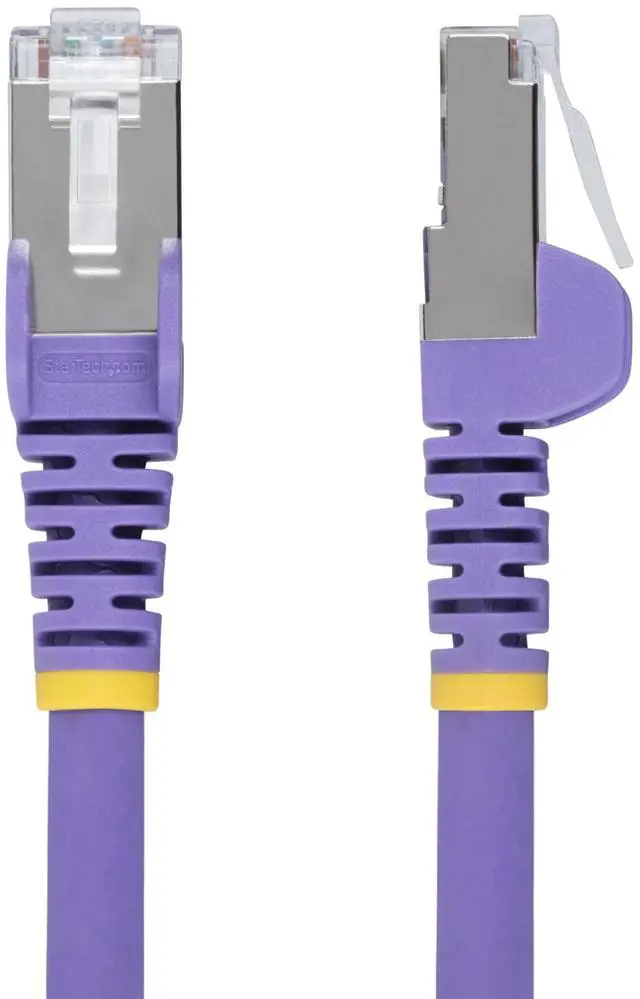 Alt view image 6 of 11 - StarTech 6in Purple CAT6a Ethernet Cable Model NLPL-6IN-CAT6A-PATCH