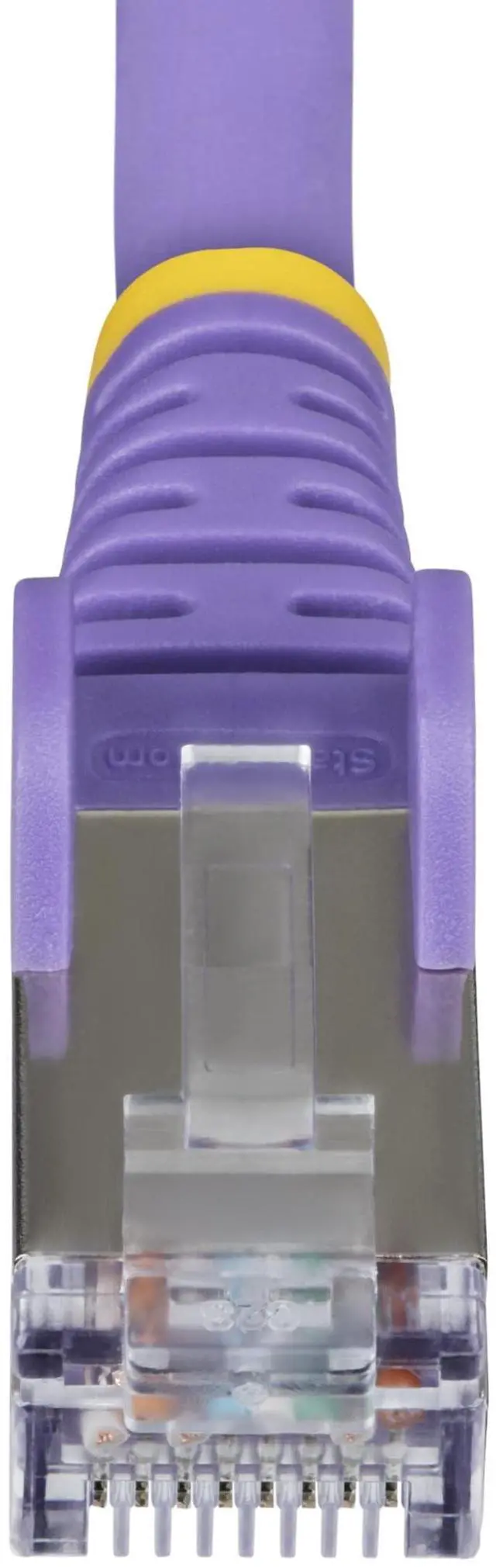 Alt view image 8 of 11 - StarTech 6in Purple CAT6a Ethernet Cable Model NLPL-6IN-CAT6A-PATCH