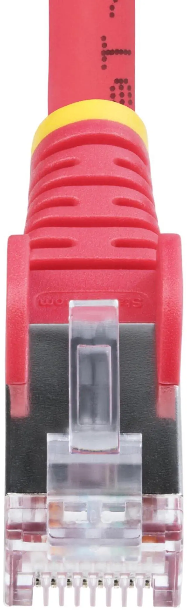 Alt view image 8 of 11 - StarTech 6in Red CAT6a Ethernet Cable Model NLRD-6IN-CAT6A-PATCH