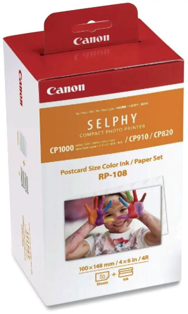 Main image of Canon RP-108 High-Capacity Color Ink/Paper Set for SELPHY CP910 Printer