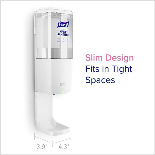 Alt view image 6 of 7 - ES10 Automatic Hand Sanitizer Dispenser 4.33 x 3.96 x 10.31 White 8320E1