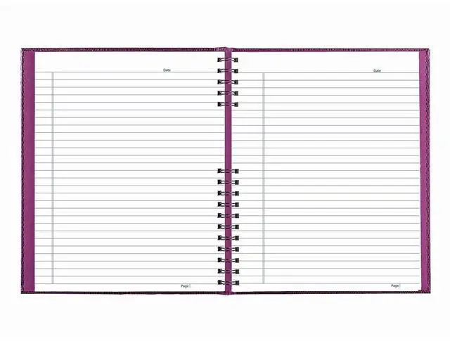 Alt view image 2 of 6 - Blueline NotePro Hardcover Wide Ruled Notebook, 200 Pages, Dark Raspberry