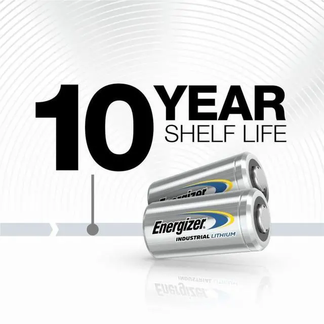 Alt view image 5 of 7 - Energizer Industrial Lithium CR123 Photo Battery 3 V 12/Pack ELN12312