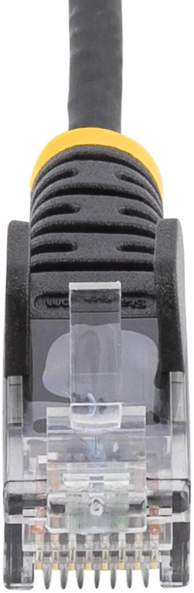Alt view image 9 of 9 - StarTech 5ft Black Slim CAT6 Ethernet Cable, Snagless, 100W PoE, UTP, LSZH, 28AWG Bare Copper Wire, Slim RJ45 Network Patch Cord, Fluke Tested N6PAT5BKS