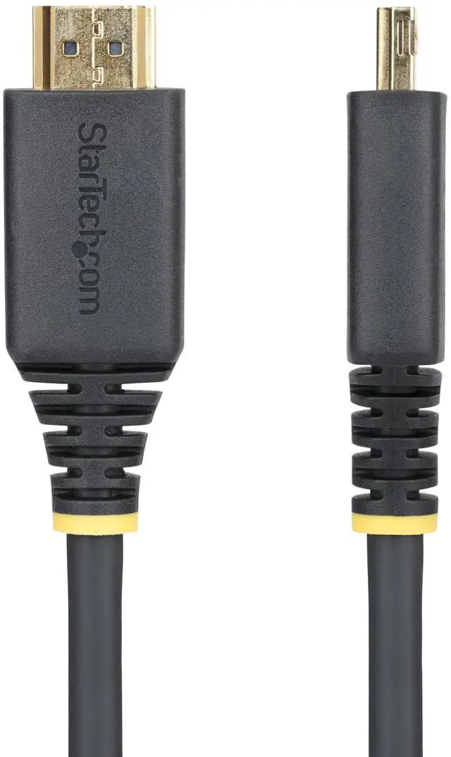 Alt view image 4 of 8 - StarTech 6ft (1.8m) High Speed HDMI Cable with Gripping Connectors, 4K 60Hz/1440p 144Hz, HDR10/HDCP 2.2/ARC, 18Gbps, UHD HDMI Cord for TV/Monitor/Display, TPE Jacket Model HDMI2-CABLE-GRIP-6F