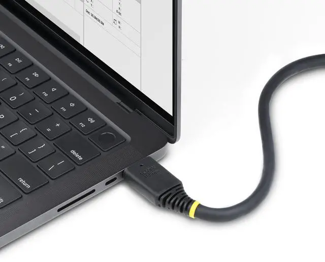 Alt view image 7 of 8 - StarTech 20ft (6.1m) High Speed HDMI Cable with Gripping Connectors, 4K 60Hz/1440p 144Hz, HDR10/HDCP 2.2/ARC, 18Gbps, UHD HDMI Cord for TV/Monitor/Display, TPE Jacket Model HDMI2-CABLE-GRIP-20F