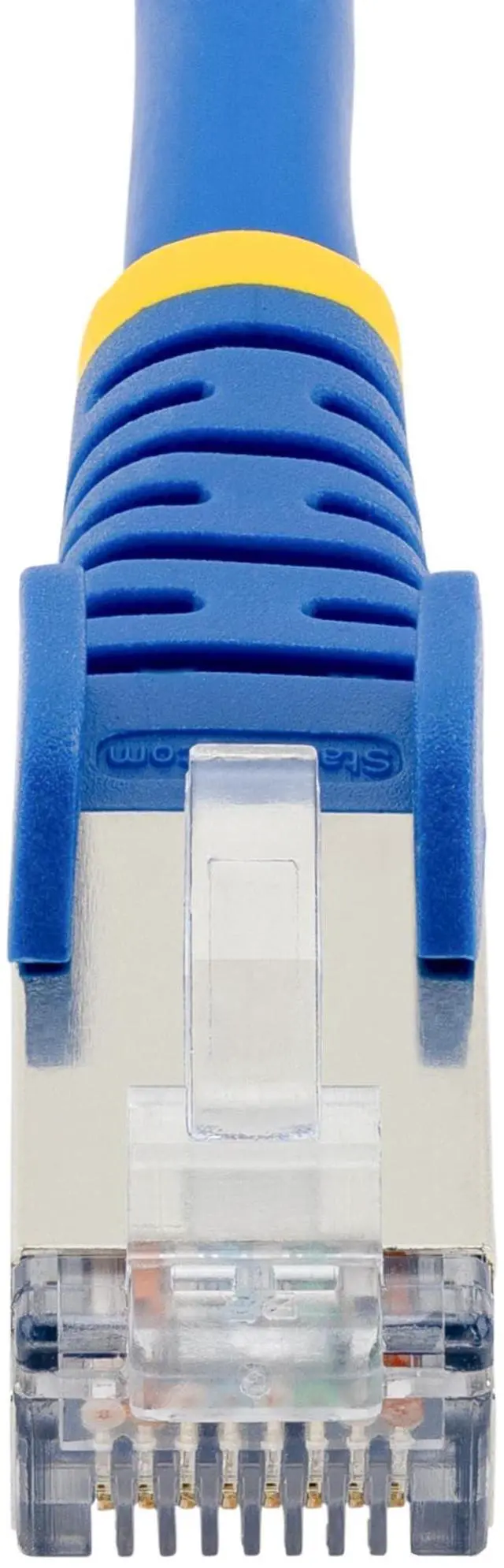 Alt view image 6 of 8 - StarTech 75ft Blue CAT6a Ethernet Cable, Snagless RJ45, 10GbE, 100W PoE++, S/FTP, LSZH, 27AWG Pure Bare Copper Wire, 500MHz, Shielded Network Patch Cord w/Strain Reliefs Model NLBL-75F-CAT6A-PATCH