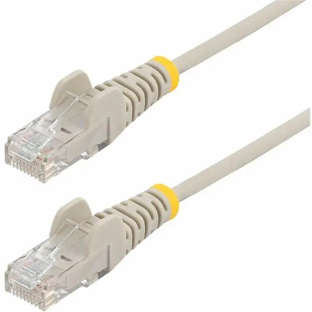 Alt view image 5 of 9 - StarTech 5ft Gray Slim CAT6 Ethernet Cable, Snagless, 100W PoE, UTP, LSZH, 28AWG Bare Copper Wire, Slim RJ45 Network Patch Cord, Fluke Tested N6PAT5GRS