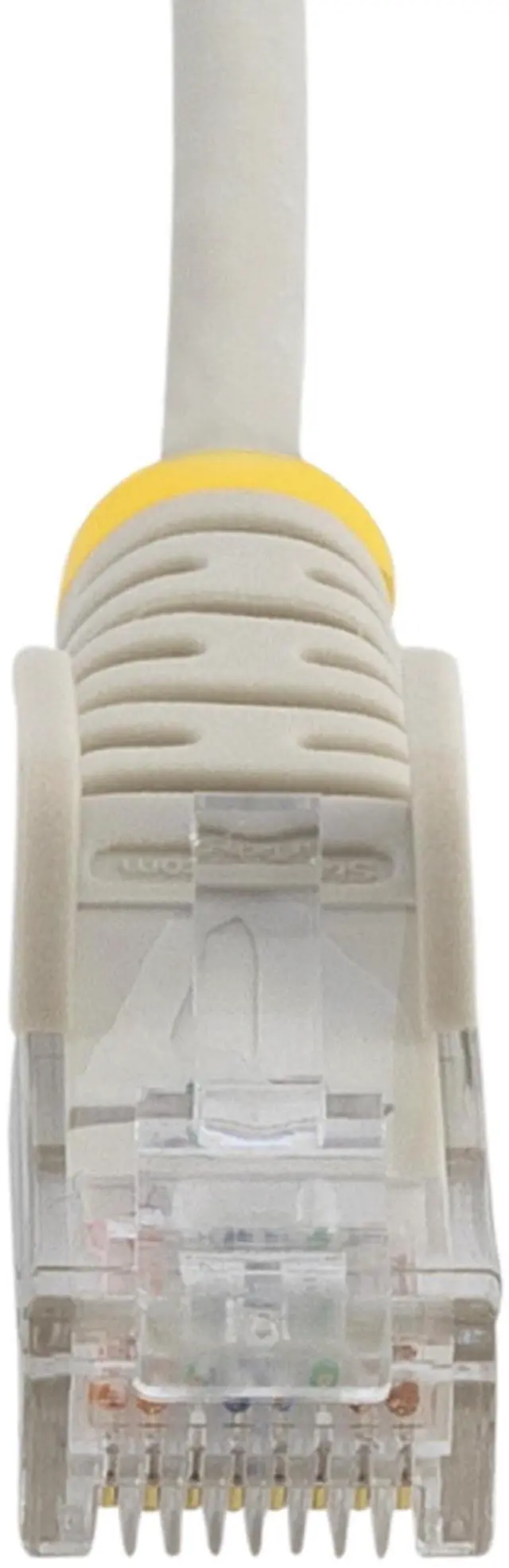 Alt view image 6 of 9 - StarTech 5ft Gray Slim CAT6 Ethernet Cable, Snagless, 100W PoE, UTP, LSZH, 28AWG Bare Copper Wire, Slim RJ45 Network Patch Cord, Fluke Tested N6PAT5GRS