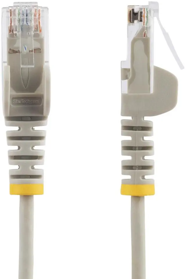 Alt view image 8 of 9 - StarTech 5ft Gray Slim CAT6 Ethernet Cable, Snagless, 100W PoE, UTP, LSZH, 28AWG Bare Copper Wire, Slim RJ45 Network Patch Cord, Fluke Tested N6PAT5GRS