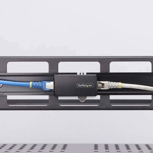 Alt view image 8 of 10 - StarTech 1-Port Gigabit Network Isolator, Compact In-line RJ45 Ethernet Coupler with 4kV Galvanic Isolation, IP40, DIN Rail Mountable, TAA Compliant