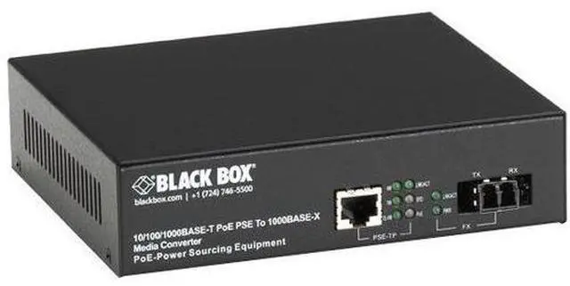 Main image of Black Box LPS500 Transceiver/Media Converter LPS500ASM10KLCR3