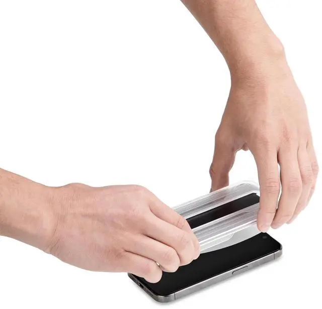 Alt view image 10 of 10 - STARTECH 4-Way Privacy Screen For iPhone 15, Supports Portrait/Landscape Orientation, Touch-Enabled, +/- 30 Deg. View, Tempered Glass Protector, 4Way Filter