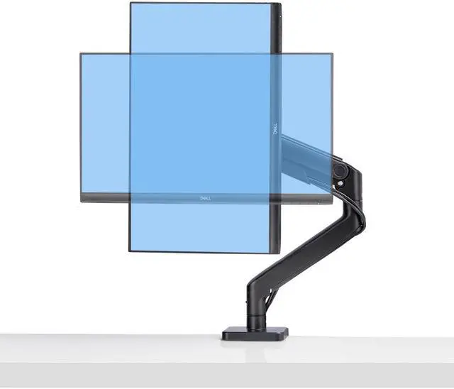 Alt view image 6 of 10 - StarTech Monitor Desk Mount for up to 49in 32:9 Ultrawide Curved Screens, Mechanical Spring Arm, C-Clamp/Grommet, Tool-Less Adjustment, Max 44lb/20kg - H1M1AG1-MONITOR-ARM