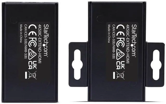 Alt view image 5 of 8 - StarTech HDMI Extender Over CAT5e/CAT6, 4K 60Hz, Up to 200ft (60m), Transmitter and Receiver Kit, Power Over Cable, Compact Form Factor Model 4K50IC-EXTEND-HDMI