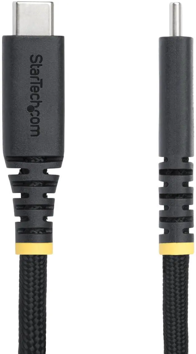 Alt view image 6 of 8 - StarTech 10ft (3m) USB-C Charging Cable, 240W (5A) PD EPR, Dual-Layer Silicone/Braided Jacket, USB 2.0 Laptop Charger Cable, USB-IF Certified, Rugged USB-C Charging Cord Model S2CEPR10F-USB-CABLE