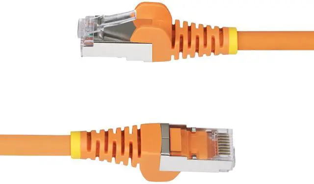 Alt view image 6 of 10 - StarTech 6ft Orange CAT6a Ethernet Cable Model NLOR-6F-CAT6A-PATCH