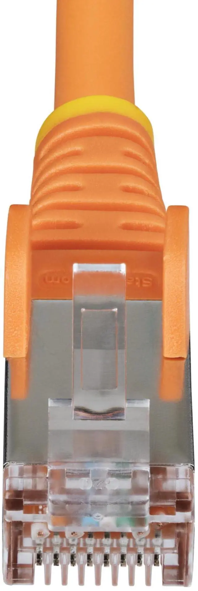 Alt view image 7 of 10 - StarTech 6ft Orange CAT6a Ethernet Cable Model NLOR-6F-CAT6A-PATCH