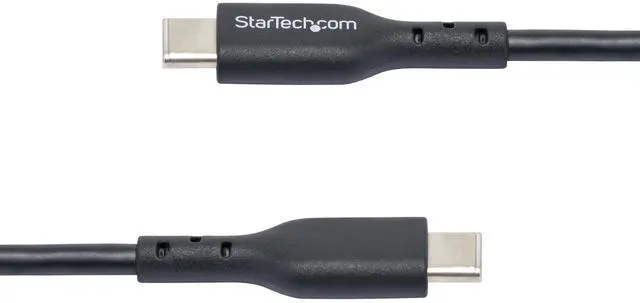 Alt view image 5 of 6 - StarTech 3ft (0.9m) USB-C Charging Cable, USB C Cable, USB 2.0 Type-C Laptop Charger Cord, 60W 3A Power Delivery, TPE Jacket, USB-C Data Transfer Cable, M/M - USB2CC3FBKE