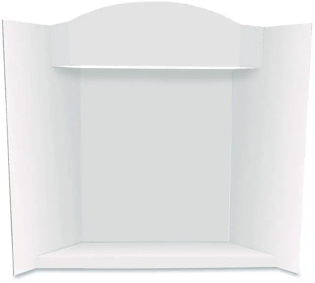 Main image of Stage It Display Board 37" x 44" 1-Ply Corrugate White 5/Pack 27146