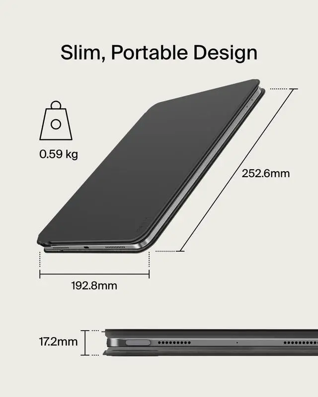 Alt view image 15 of 15 - Belkin Connect Keyboard/Cover Case for 10.9" to 11" Apple iPad Pro 11 (2024), iPad Air, iPad Air (4th Generation), iPad Air (5th Generation), iPad Air 11 (2024), iPad Pro (3rd Generation), i