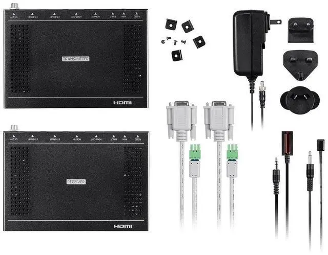 Alt view image 16 of 16 - Monoprice Blackbird 4K Pro HDBaseT Extender Kit - 100m With PoH, RS232, HDCP 2.2