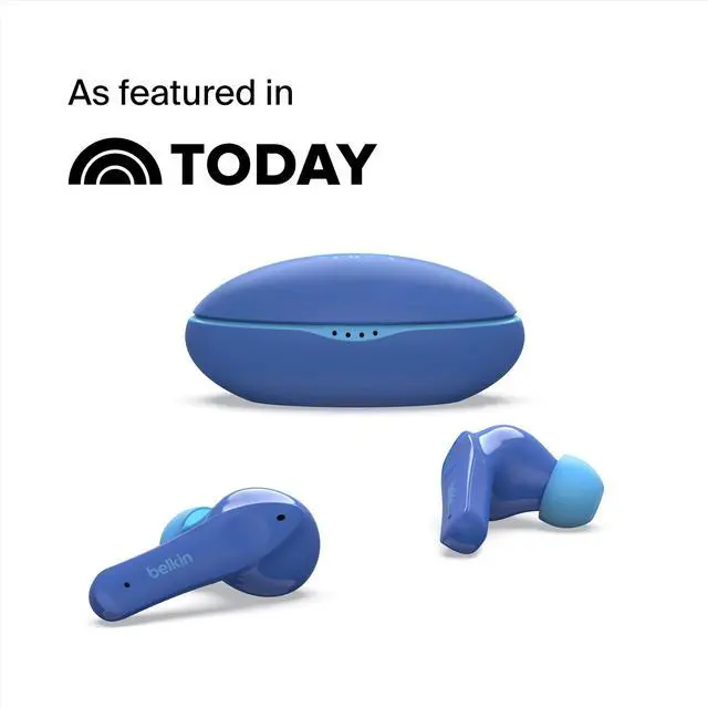Alt view image 9 of 14 - SoundForm Nano Wireless Earbuds for Kids Blue