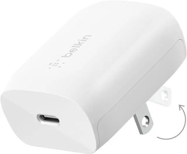 Alt view image 2 of 8 - Belkin 20W USB-C PPS WALL CHARGER - WCA006DQWH