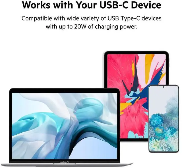 Alt view image 3 of 8 - Belkin 20W USB-C PPS WALL CHARGER - WCA006DQWH