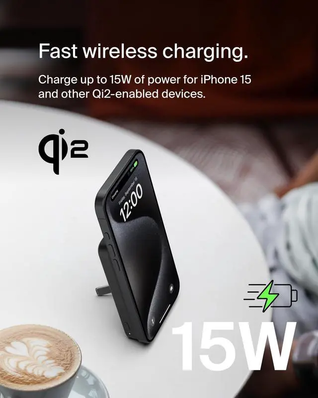 Alt view image 9 of 14 - Belkin BoostCharge 5000 mAh Power Bank - 5000 mAh - Black