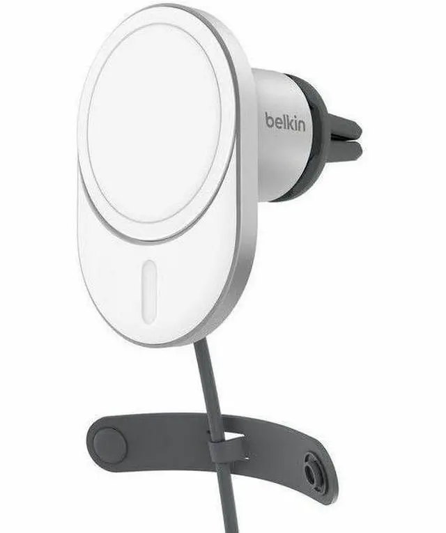 Alt view image 8 of 13 - Belkin BoostCharge Pro Magnetic Wireless Car Charger with Qi2 15W - For Qi2-enabled Device, iPhone - Input connectors: USB - MagSafe Technology, Fast Charging, Magnetic