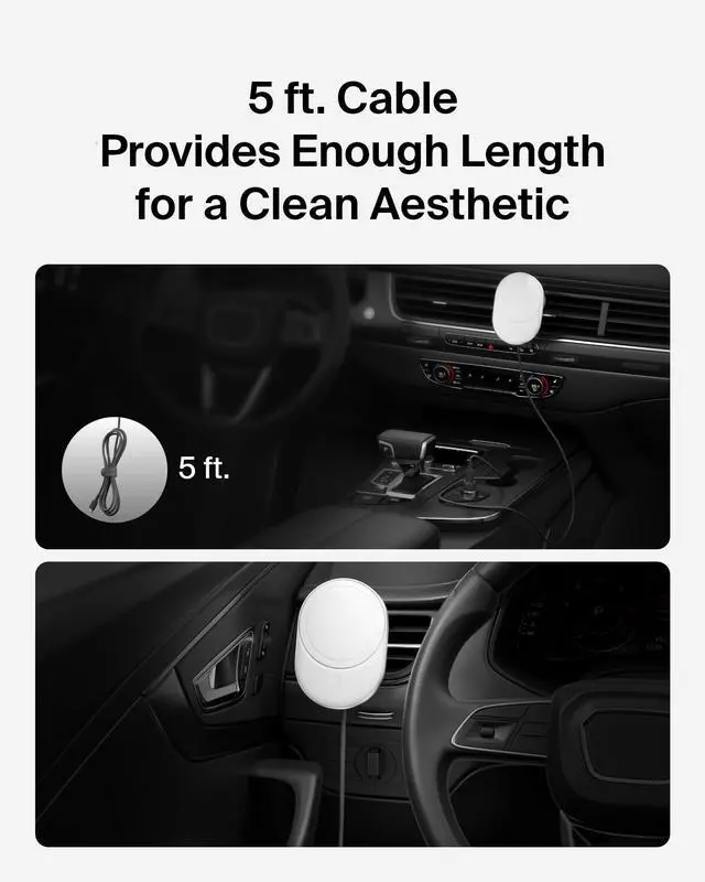 Alt view image 11 of 13 - Belkin BoostCharge Pro Magnetic Wireless Car Charger with Qi2 15W - For Qi2-enabled Device, iPhone - Input connectors: USB - MagSafe Technology, Fast Charging, Magnetic