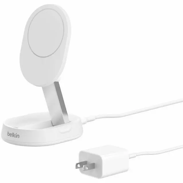 Alt view image 15 of 20 - Belkin BoostCharge Pro Convertible Magnetic Wireless Charging Stand with Qi2 15W - For Qi2-enabled Device, iPhone, Earbud - Input connectors: USB - Magnetic, Compact, MagSafe Technology