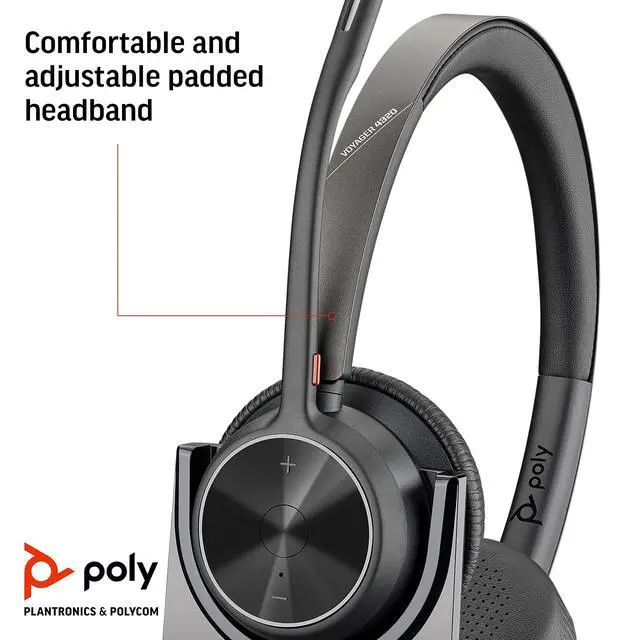 Alt view image 6 of 6 - Poly Voyager 4300 UC 4320-M Headset 21847602