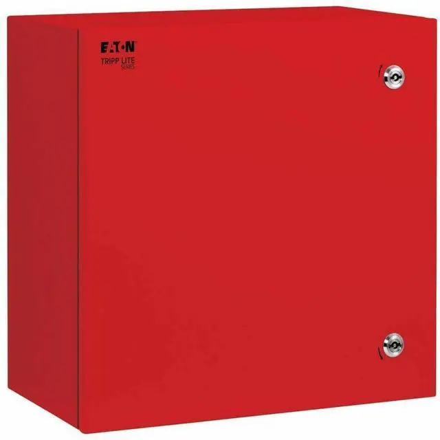 Alt view image 4 of 10 - Tripp Lite OUTDOOR INDUSTRIAL ENCLOSURE W LOCK 18 X 18 X 10IN NEMA 4 RED - SRIN4181810R