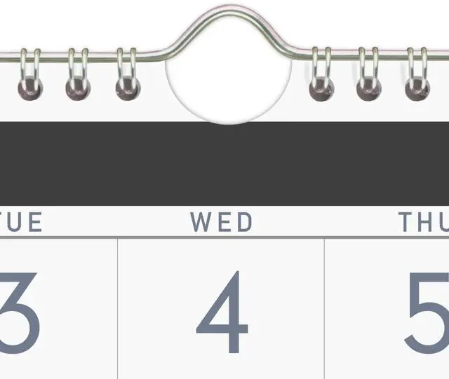Alt view image 4 of 5 - AT-A-GLANCE® Contemporary 2026 3-Month Reference Wall Calendar, Large, 12" x 27"
