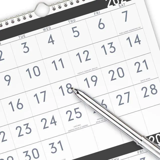 Alt view image 5 of 5 - AT-A-GLANCE® Contemporary 2026 3-Month Reference Wall Calendar, Large, 12" x 27"