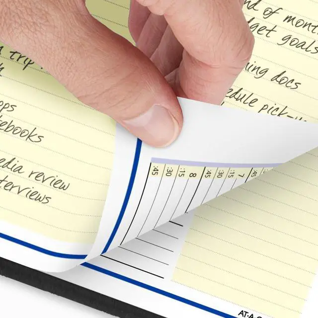 Alt view image 4 of 7 - AT-A-GLANCE® QuickNotes® 2026 Weekly Monthly Appointment Book Planner, Black, Large, 8 1/4" x 11"