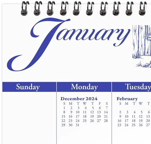 Alt view image 6 of 7 - At-A-Glance 12-Month Illustrator?s Edition Wall Calendar 12x11.75 2026