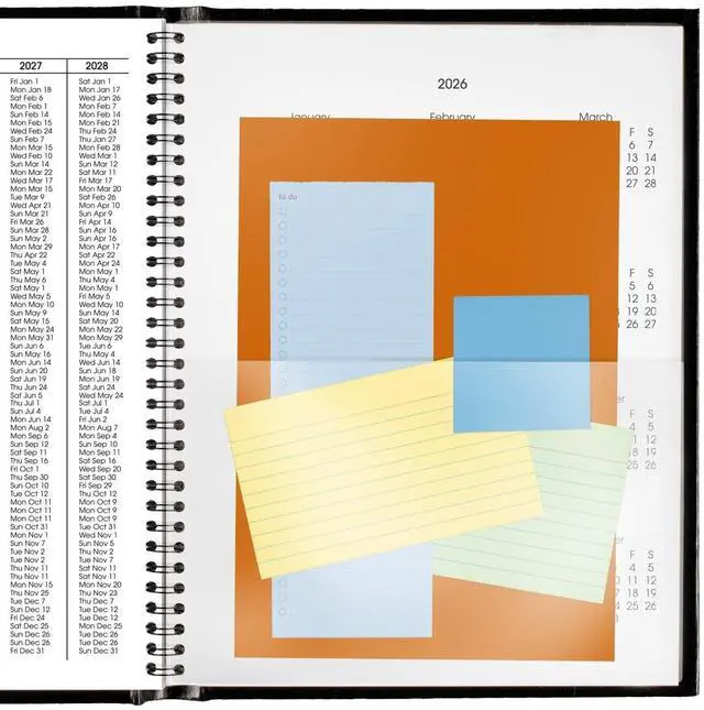 Alt view image 7 of 7 - AT-A-GLANCE® DayMinder® 2026 Weekly Appointment Book Planner, Hardcover, Black, Large, 8" x 11"