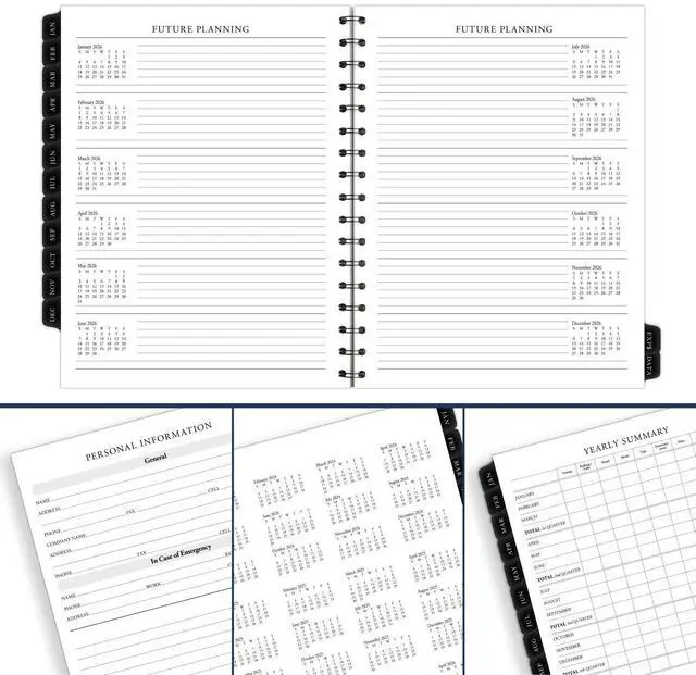 Alt view image 6 of 7 - AT-A-GLANCE® Executive 2026 Weekly Monthly Appointment Book Refill, Medium, 6 1/2" x 8 3/4"