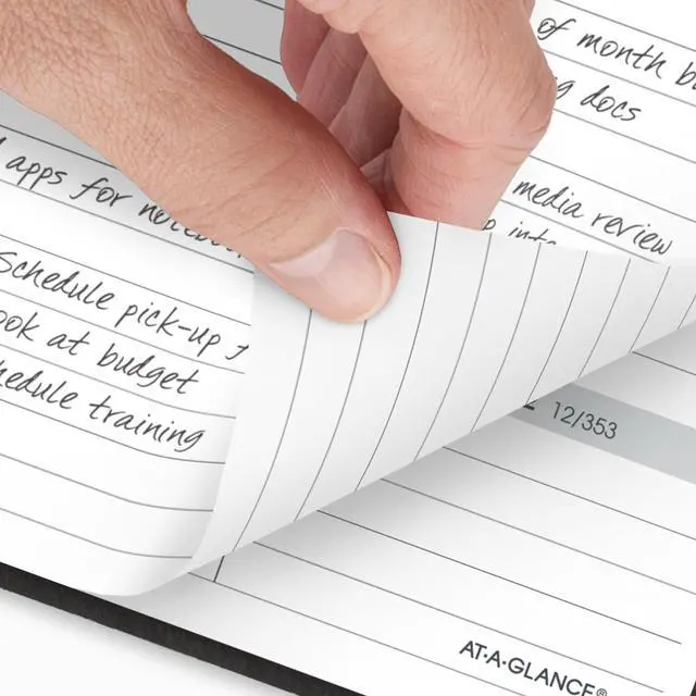 Alt view image 3 of 7 - AT-A-GLANCE® 2026 Open Scheduling Weekly Planner, Black, Medium, 6 3/4" x 8 3/4"