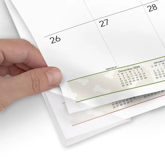 Alt view image 5 of 7 - At-A-Glance Puppies Monthly Desk Pad Calendar 22x17 2026 DMD16632