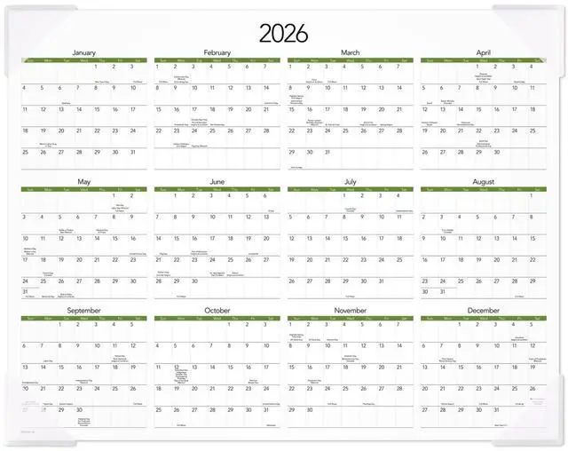 Alt view image 7 of 7 - At-A-Glance Puppies Monthly Desk Pad Calendar 22x17 2026 DMD16632