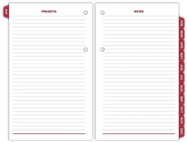 Alt view image 2 of 6 - AT-A-GLANCE® Burkhart's Day Counter® 2026 Daily Loose-Leaf Desk Calendar Refill, Large, 4 1/2" x 7 1/2"