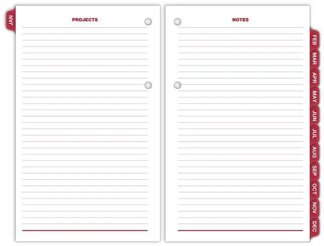 Alt view image 4 of 6 - AT-A-GLANCE® Burkhart's Day Counter® 2026 Daily Loose-Leaf Desk Calendar Refill, Large, 4 1/2" x 7 1/2"