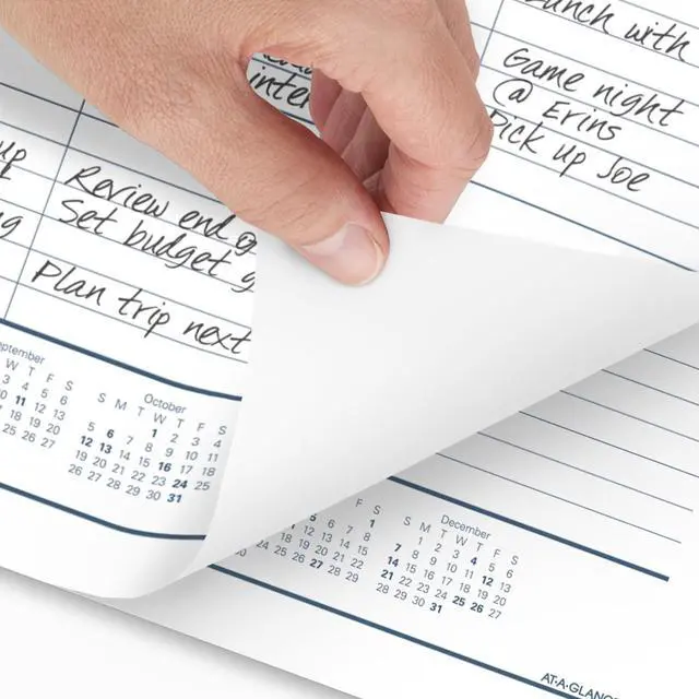Alt view image 2 of 7 - AT-A-GLANCE® 2026 Ruled Monthly Desk Pad Calendar, Standard, 21 3/4" x 17"